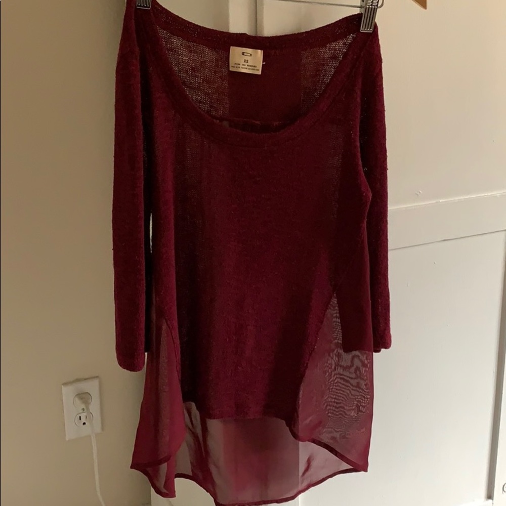 Pins & needles high low top